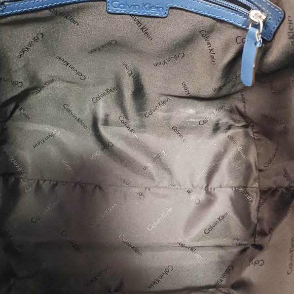 Calvin Klein Blue Tote - Picture 8 of 10